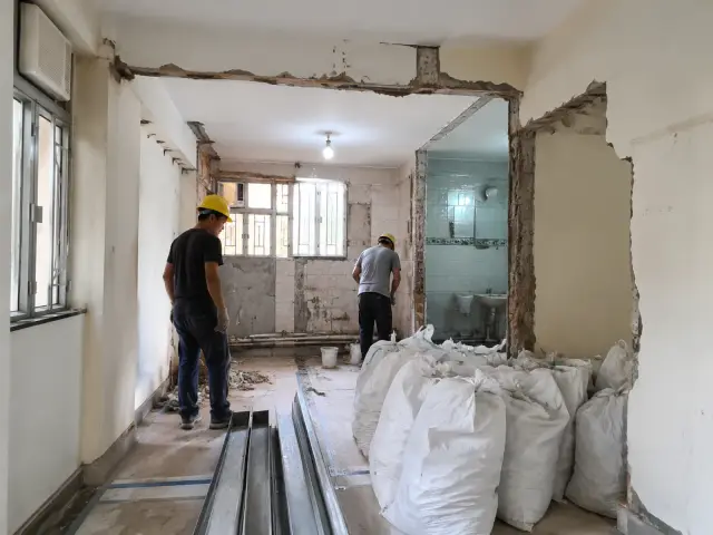 Hong Kong residential interior demolition work